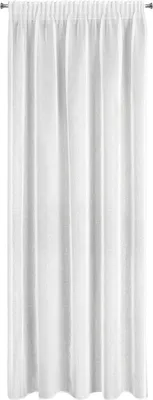 Immagine prodotto di Tenda Lucila 140X270 cm bianca con nastro e argento effetto glamour