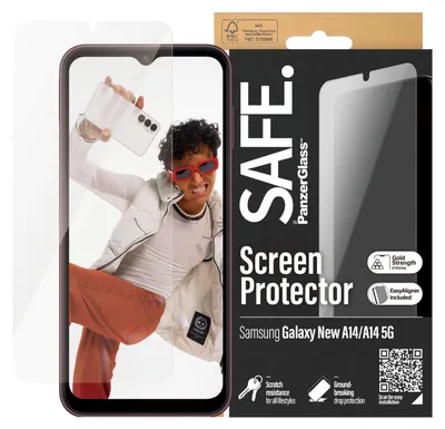 Image de PanzerGlass SAFE. by ® Screen Protector by Samsung Galaxy A15 | A15 5G | Ultra-Wide Fit w. EasyAligner