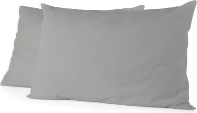 Immagine prodotto di Set di 2 federe - HOME LINGE PASSION - 50 x 70 cm - Grigio chiaro