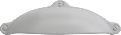 Produktbild von SOTECH Möbelgriff ERIKA BA 64 mm weiß matt Muschelgriff