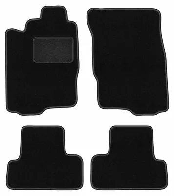 Immagine prodotto di Tappetini in moquette per Mitsubishi Eclipse IV 2006- (coupé) – set 4 pezzi, neri, su misura – Wielganizator LUX