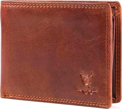 Produktbild von MATADOR Herren Leder Portemonnaie RFID Geldbörse Vintage Braun