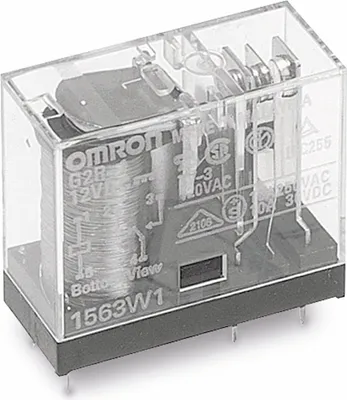 Produktbild von OMRON Relais G2R2E-12, print, 2xUM, 12 V-, 5 A