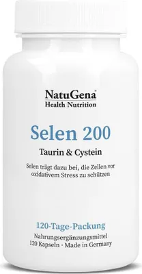 Immagine prodotto di Selenio 200+Taurina+L-Cisteina capsule vegane 120 pz.