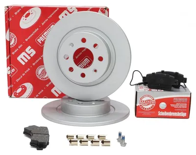 Produktbild von MASTER-SPORT Bremsenset Hinten Bremsscheiben Beläge Satz für FIAT GRANDE PUNTO (199) 264mm