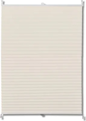 Obrázok produktu pre vidaXL Plisovaná roleta Plisovaná roleta 110x125cm krémová