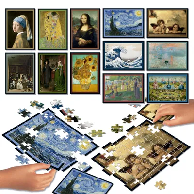 Immagine prodotto di Puzzle - EDUCA - Battle Art - 12 puzzles - 42 pieces - For children aged 7 and over