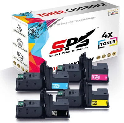 A box of toner cartridges with several cartridges displayed in front.