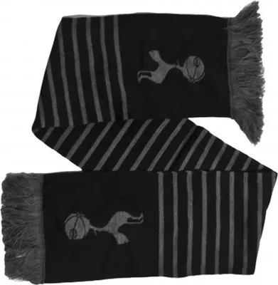 Immagine prodotto di Tottenham Hotspur FC - Sciarpa in maglia BS6182 (Taglia unica) (Nero)
