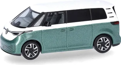 Produktbild von Herpa VW ID Buzz 2-farbig, weiß/grün met. 431132