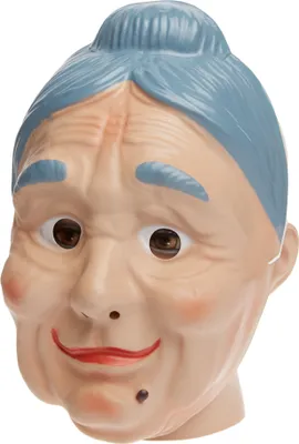 Produktbild von Erwachsenen Maske mit Gummizug alte Frau Oma