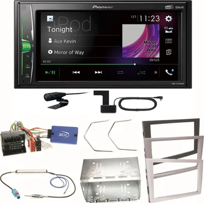 Produktbild von Pioneer DMH-A3300DAB Bluetooth Einbauset für Opel Signum Corsa C Tigra Twintop