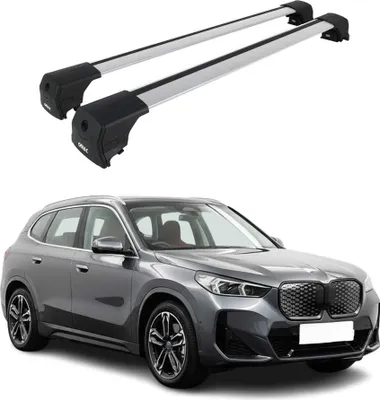 Produktbild von Dachträger Grundtäger für BMW iX1 U11 2022-2026 75kg Aluminium Silber 2 tlg