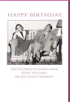Produktbild von Geburtstag - Glückwunschkarte im Format 11,5 x 17 cm mit Umschlag
