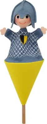 Produktbild von Tütenkasper Ritter silber 21cm