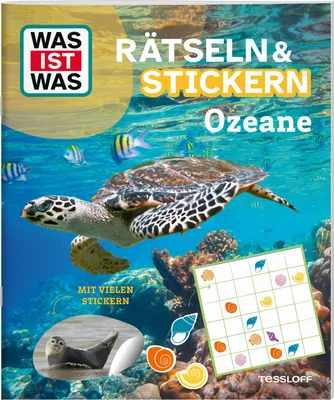 Produktbild von WAS IST WAS Rätseln und Stickern: Ozeane