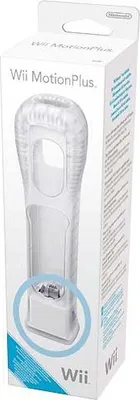 Produktbild von Original Nintendo Wii Motion Plus Adapter mit Silikonhülle Weiß