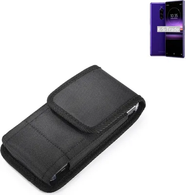 Produktbild von Holster Gürteltasche kompatibel mit Sony Xperia 1 Holster Gürtel Tasche wasserabweisend Handy Hülle Schutz Hülle Outdoor schwarz K-S-Trade