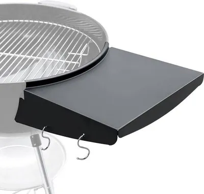 Immagine prodotto di Tavolo da barbecue pieghevole in acciaio per griglia da 57 cm, da esterno, in acciaio inossidabile