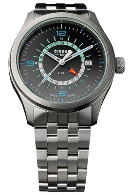 Produktbild von Traser H3 - 107232 - Armbanduhr - Herren - Quarz - P59 Aurora GMT Anthracite