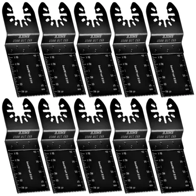 Produktbild von Multitool Sägeblätter 35 mm, Kohlenstoffstahl, 10-teilig, Für das Schneiden von Holz, Metall und Kunststoff