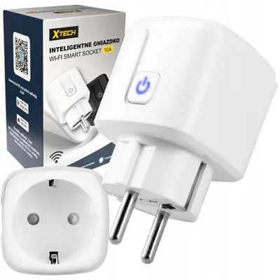 Zdjęcie produktu dla Inteligentne Gniazdko Wifi Programator Czasowy Watomierz Smart Life Xtech