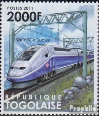 Produktbild von Briefmarken Togo 2012 Mi 4348 (kompl.Ausg.) postfrisch Hochgeschwindigkeitszüge