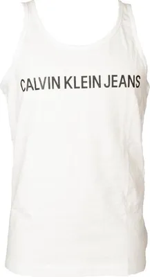 Immagine prodotto di Canotta canottiera uomo CK CALVIN KLEIN JEANS puro cotone con logo articolo ZM0ZM01655 TANK LOGO, M, Cotone 100%