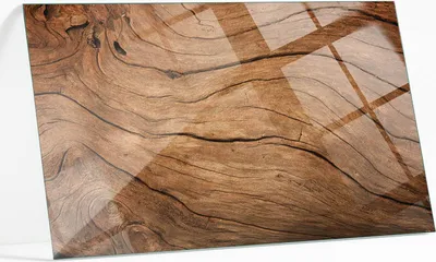 Produktbild von Bedruckte Glas Tischplatte 120x80 cm – Glasplatte mit Motiv – Esstischplatte bedruckt – Sicherheitsglas mit Druck – Tischplatte Ersatz – pflegeleicht – modern – dekorativ – Motivglas – Glastisch modern – Glasplatte Kunst – Glastischplatte Nachbildung –  Natürliche Holzmaserung