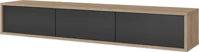 Produktbild von Selsey Moddern - TV-Lowboard mit Wandmontageoption, Eiche / Anthrazit, 180 cm