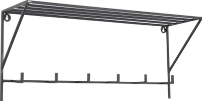 Produktbild von LOFT42 Hook Wandgaderobe - Metall - Schwarz - 30x70x20