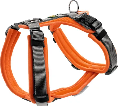 Obrázek produktu pro Postroj Hunter Maldon, velikost:XS, barva:oranžová/šedá