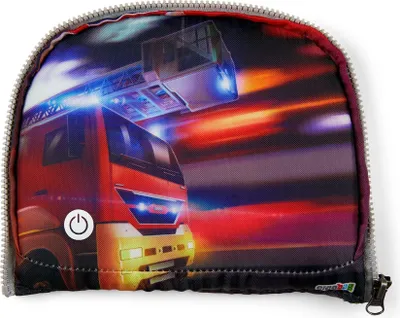 Produktbild von ergobag Zip-Tasche Schulranzen-Zubehör LED Zippie Fire Brigade mehrfarbig