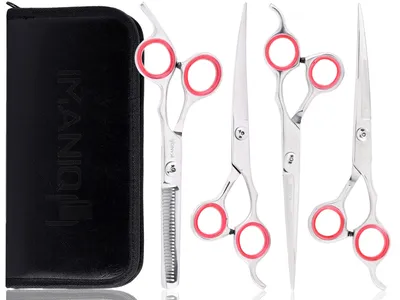 Produktbild von Friseurscheren-Set für Groomer mit Etui für den Salon oder das Büro