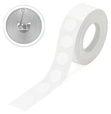 Productafbeelding van NFC Tag Stickers - 50 Stuks Rond 25 mm
