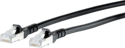 Produktbild von METZ CONNECT 1308455000-E Patchkabel schwarz Cat.6a AWG26 - Kabel - Netzwerk