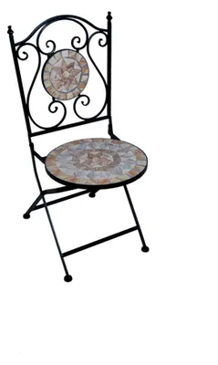 Produktbild von Gartenstuhl Provence mit Mosaikdesign