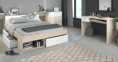 Produktbild von Parisot Schlafzimmer-Set "Most 60" Akazie-Weiß
