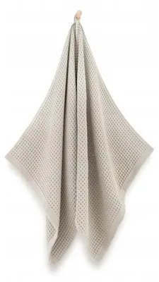 Produktbild von Zwoltex Natural Handtuch 70x140cm Grau Waffel Baumwolle