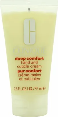 Produktbild von Clinique Deep Comfort Hand and Cuticle Cream, Creme, Frauen, Universal, Kräftigend, Regenerierend, Glättend, 75 ml, Tube