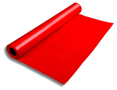 Produktbild von Dekofolie 2,3 x 50 m = 115 m² - Dekoration/Tischdecke/Verpackungsfolie - abwaschbar (Rot)