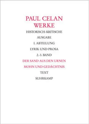 Produktbild von Celan, P: Werke I/2-3 (2 Bde)