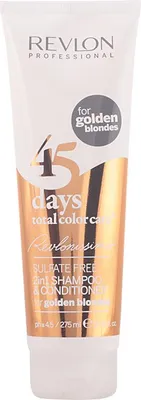 Produktbild von Revlon 45 DAYS 2in1 Shampoo & Pflegespülung für Goldblondinen 275 ml