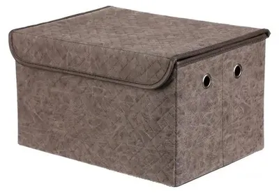 Obrázek produktu pro Autronic Box látkový s víkem DT3012 GREY-L