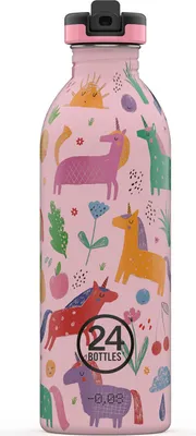 Immagine prodotto di 24Bottles bottiglia per bambini in acciaio inox, Magic Friends 0,5 l