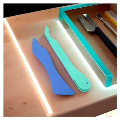 Produktbild von Buntglasfolie, Handwerkzeug für Buntglas | Manuelles Werkzeug für Glashandwerk | Tragbares Bastelzubehör für Folienarbeiten