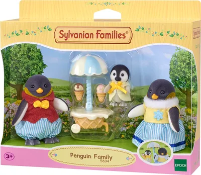 Image de Sylvanian Families Famille de pingouins, Figurines, Figurines, Jouets, Enfants, 5694