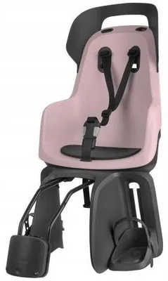 Produktbild von Bobike GO 1P Fahrradkindersitz mit Rahmenmontage, Rosa