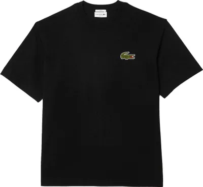 Obrázok produktu pre Lacoste - Pánske tričko, hrubá bavlna, nadmerná veľkosť GT10671 (XS) (Black)