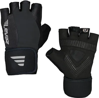 Produktbild von Levaz Booster schwarz - Fitness Handschuhe Trainingshandschuh Kraftsport Fitnesshandschuhe - Größe: L